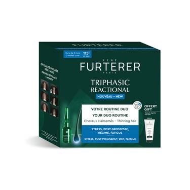 RENE FURTERER_Triphasic Reactional Hair Loss Treatment – 3 - Month Routine Kit_Cosmetic World